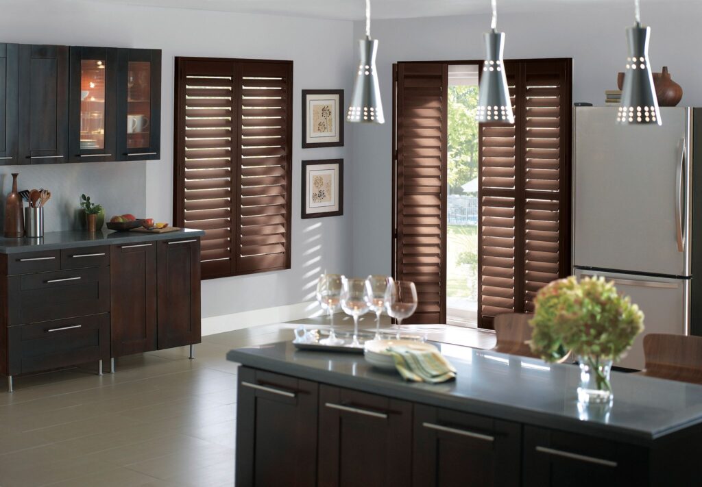 wood plantation shutters
