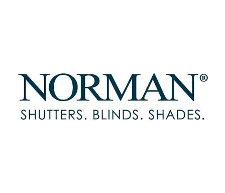 Norman "Shutters Blinds Shades" logo